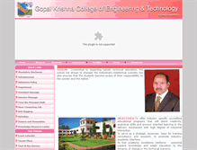 Tablet Screenshot of gkcet.org